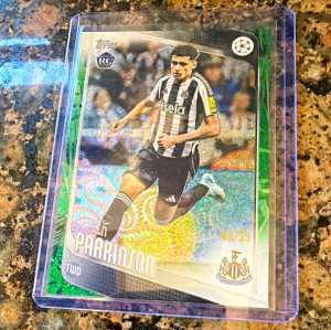 Topps Chrome UEFA Club 2026 Ben Parkinson Newcastle #125 RC 40/99 for sale on Ebay
