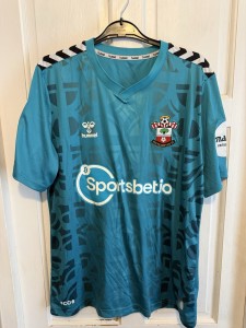 2023–24 Southampton FC Third Goalkeeper Bazunu Shirt Size L for sale on Ebay