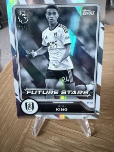 Topps 2026 Premier League Flagship Josh King Fulham Future Stars/75 for sale on Ebay