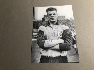 JOHN CHARLES signed photo postcard LEEDS UNITED Juventus for sale on Ebay