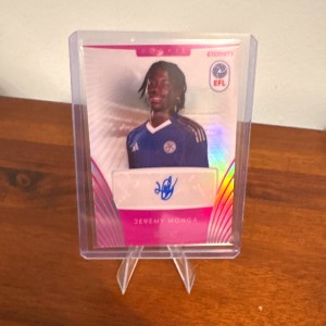 Panini Eternity Jeremy Monga Leicester City Rookie Auto Serial #07/20 AUT-R05 for sale on Ebay