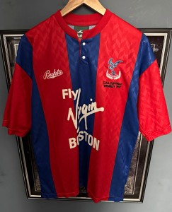 Score Draw Bukta Crystal Palace Home Shirt Z.D.S. Cup Final Wembley 1991 Size M for sale on Ebay