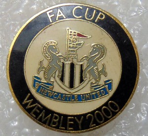 Newcastle United Wembley 2000 F.A. Cup Enamel Pin Badge for sale on Ebay