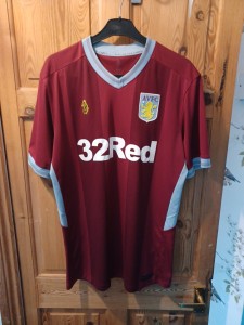 Aston Villa 2018-19 Home Football Shirt, Large, Luke Sport,Excellent Condition. for sale on Ebay
