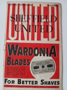 SHEFFIELD UNITED v ASTON VILLA Division one 5 April 1947 for sale on Ebay