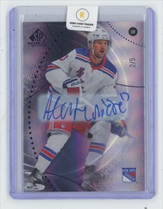 2025-26 SP Game Used Auto Purple Alexis Lafreniere Auto 2/5 #41 New York Rangers for sale on Ebay