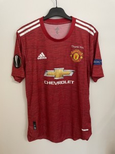 Manchester United Europa Match Issue Garner #37 Football Shirt Home Kit 2020/21 for sale on Ebay