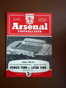 Ipswich Town v Luton Town 1961/62 FA Cup @ Arsenal (12/26) for sale on Ebay