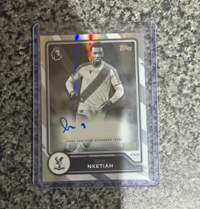 Topps Premier League 26-27 Eddie Nketiah Autograph /75 Crystal Palace  for sale on Ebay