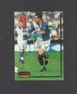 Ian Pearce [Blackburn Rovers] Signed Merlin Ultimate Card #36 for sale on Ebay