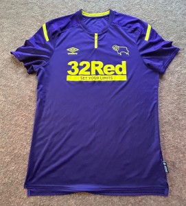 Derby County shirt xl 2021/21 third kit for sale on Ebay