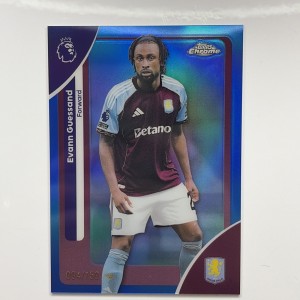 2025/26 Topps Chrome Premiere League-Evann Guessand-Aston Villa-Numbered 094/150 for sale on Ebay