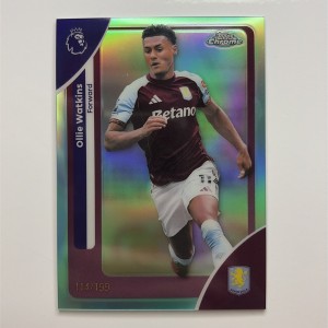 2025/26 Topps Chrome Premier League- Ollie Watkins-Aston Villa-Numbered 114/199 for sale on Ebay