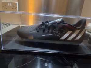Brian Laudrup Signed Football Predator Boot Ariylic Box Authenticated By Rangers for sale on Ebay
