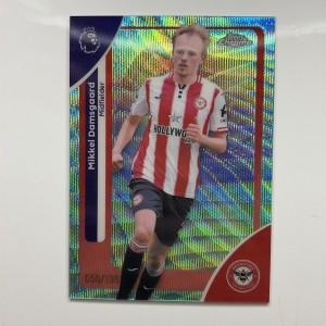 2025/26 Topps Chrome Premier League-Mikkel Damsgaard-Numbered 050/199- Brentford for sale on Ebay