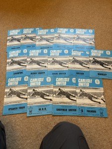 Carlisle United football Programmes 1974-76 for sale on Ebay
