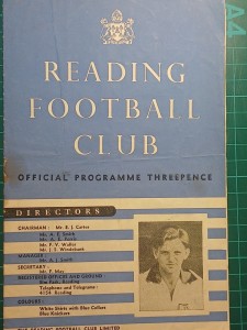 Reading v Brighton 1954 Vintage Football Programme Elm Park Vol IX No 11 3d for sale on Ebay