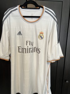 REAL MADRID 2014 2015 HOME SHIRT JERSEY ADIDAS MEN XXL for sale on Ebay