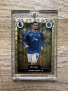 Topps Merlin Premier League 2025/26 - Iliman Ndiaye Superfractor 1/1 Everton for sale on Ebay