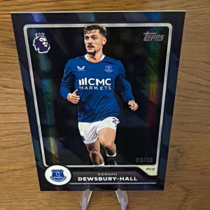 Topps Premier League. Kiernan Dewsbury-Hall Everton. Black Parallel. 9/10 for sale on Ebay
