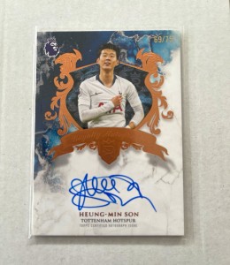 Topps Royalty Premier League 2026 - Heung-Min Son Auto /75 Tottenham Mint for sale on Ebay