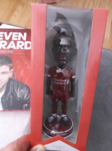 Liverpool fc memorabilia Gerrard signed book Mane Ticket stub for sale on Ebay