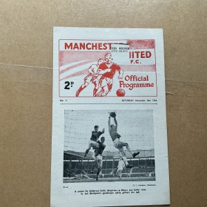 Season 1964/65. Manchester United Reserve V Sheffield Wednesday for sale on Ebay