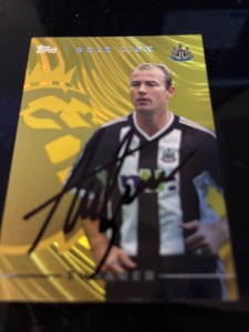 TOPPS 2027 ALAN SHEARER NEWCASTLE UNITED SIGNED for sale on Ebay