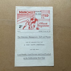 Season 1964/65. Manchester United Reserve V Sheffield United. for sale on Ebay