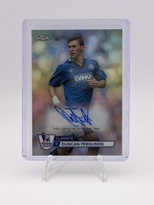 Duncan Ferguson Auto - Chrome Classics - Everton - Topps Premier League 2026/27 for sale on Ebay