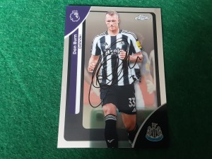DAN BURN - NEWCASTLE UTD Hand Signed Topps Chrome 25/26 Football Trading Card for sale on Ebay