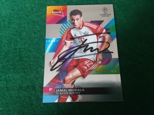 JAMAL MUSIALA - BAYERN MUNICH Hand Signed Topps Finest Football Trading Card for sale on Ebay