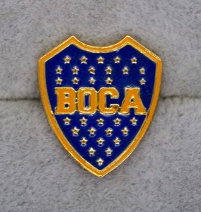 Club Atlético Boca Juniors pin badge for sale on Ebay