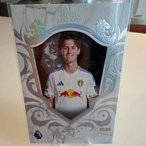 Royalty  Immaculate Brenden Aaronson Leeds United 09/60 Serial Numbered for sale on Ebay