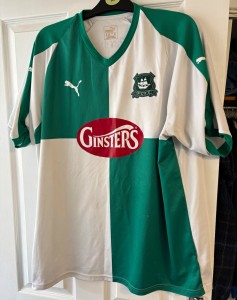 PUMA Plymouth Argyle Away Shirt Adults 2XL Green Short Sleeve Football Top for sale on Ebay