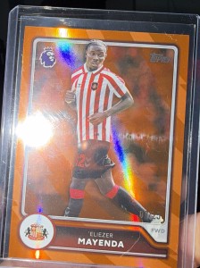Topps Premier League 2026/27 Eliezer Mayenda Sunderland #243 Orange Parallel /25 for sale on Ebay