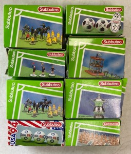 Subbuteo Mixed Lot Referees Balls Trophies Spectators USA 94 Italia 90 for sale on Ebay