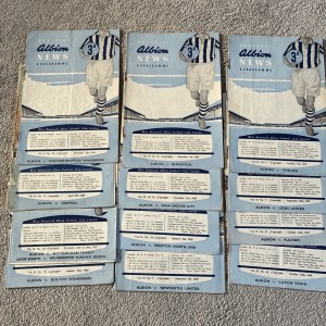 20 x West Brom homes 1959/60  for sale on Ebay