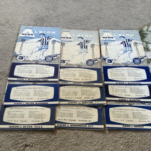 9 x West Brom homes 1961/2 for sale on Ebay