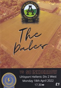 2021/22 NEW DALES VALE v SC INKBERROW HELLENIC LEAGUE DIVISION TWO WEST 18/04/22 for sale on Ebay