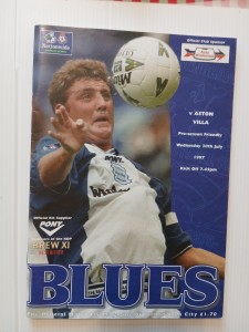 1997/98 BIRMINGHAM CITY V ASTON VILLA PRE SEASON FRIENDLY 30 July 1997 for sale on Ebay