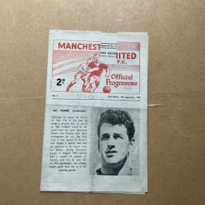 Season 1964/65. Manchester United Reserve V Stoke City. for sale on Ebay