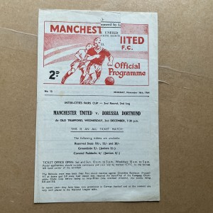 Season 1964/65. Manchester United Reserve V Liverpool. for sale on Ebay
