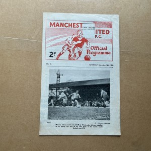 Season 1964/65. Manchester United Reserve V Bury. Central League for sale on Ebay