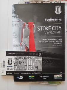STOKE CITY v WREXHAM FA cup 3rd round 4 January 2015 Programme & Ticket for sale on Ebay