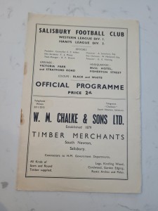 Wiltshire V Somerset 5.2. 1949 FA County Youth Championship @ Salisbury FC for sale on Ebay