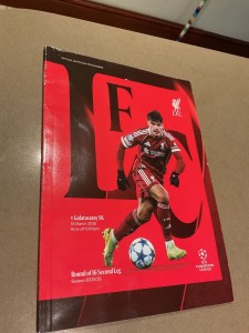 Liverpool Football Club v Galatasaray SK Champs League programme 18th March 2026 for sale on Ebay