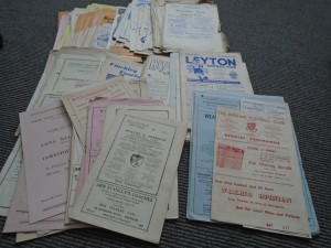 COLLECTION OF NON LEAGUE FOOTBALL PROGRAMMES ALL 1950S X 136 ISSUES for sale on Ebay