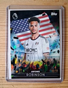 Topps Premier League 2026/27 Antonee Robinson FF14 Parallel 05/10 Fulham for sale on Ebay