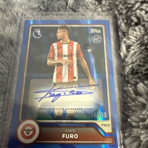 Topps Flagship Premier League 2026/27 - Kaye Furo 034/150 Auto Brentford for sale on Ebay